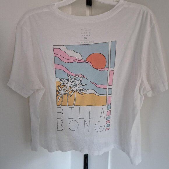 White Billabong crop top #croptop - Picture 2 of 3